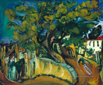  cagnes Kunst - Cagnes Landschaft mit Baum Chaim Soutine Expressionismus